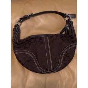 Coach signature hobo